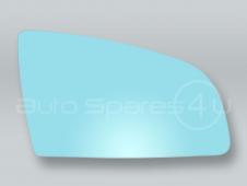 Blue Heated Door Mirror Glass and Backing Plate RIGHT fits 2006-2008 AUDI A3