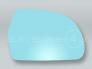 Blue Heated Door Mirror Glass and Backing Plate RIGHT fits AUDI A3 A4 A5 S5 A6 S6 A8 S8