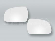 Heated Door Mirror Glass and Backing Plate PAIR fits 2011-2013 AUDI A3