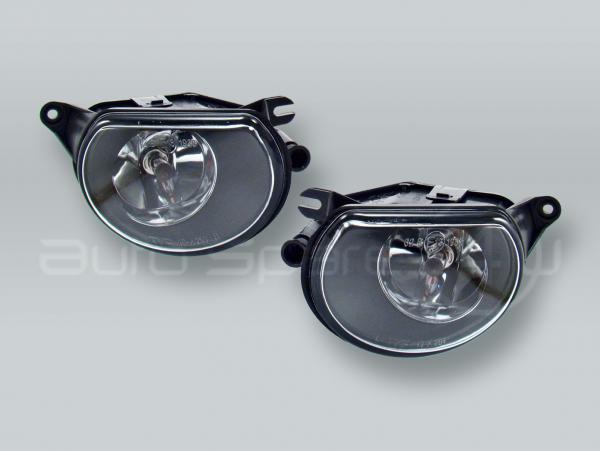TYC Fog Lights Driving Lamps Assy with bulbs PAIR fits 2006-2008 AUDI A3