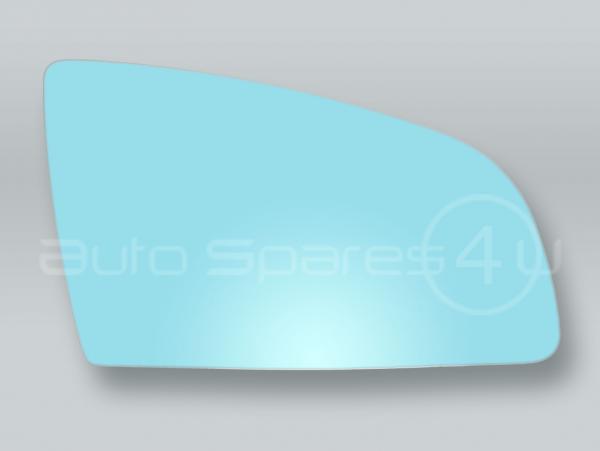 Blue Heated Door Mirror Glass and Backing Plate RIGHT fits 2002-2008 AUDI A4 S4