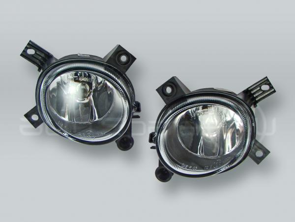 TYC Fog Lights Driving Lamps Assy with bulbs PAIR fits 2006-2008 AUDI A4 S4