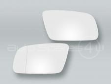 Heated Door Mirror Glass and Backing Plate PAIR fits 2001-2004 AUDI A6