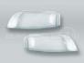 Headlight Lens Headlamp Glass PAIR fits 2002-2004 AUDI A6