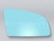 Blue Heated Door Mirror Glass and Backing Plate RIGHT fits 2005-2008 AUDI A6