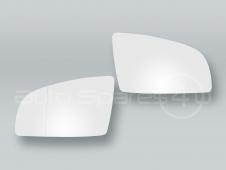 Heated Door Mirror Glass and Backing Plate PAIR fits 2005-2008 AUDI A6