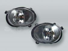 TYC Fog Lights Driving Lamps Assy with bulbs PAIR fits 2005-2007 AUDI A6