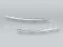 Front Bumper Chrome Trim PAIR fits 2009-2011 AUDI A6