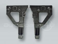 Front Plastic Bumper Bracket Guide PAIR fits 2005-2011 AUDI A6 S6