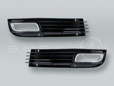 Front Bumper Fog Light Grille PAIR fits 2008-2010 AUDI A8 S8