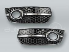 S-LINE Front Bumper Fog Light Grille PAIR fits 2009-2012 AUDI Q5