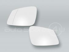 White Heat. Door Mirror Glass and Backing Plate PAIR fits 2014-2018 BMW 2-Series F22