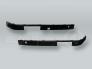 Front Bumper Molding without Side Markers PAIR fits 1989-1991 BMW 3-Series E30