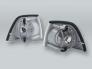 DEPO Clear Corner Lights Parking Lamps PAIR fits 1992-1998 BMW 3-Series E36 4-DOOR