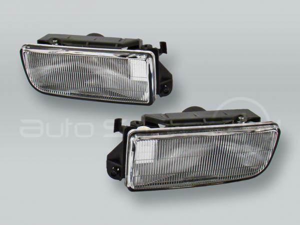 TYC Fog Lights Driving Lamps Assy with bulbs PAIR fits 1992-1998 BMW 3-Series E36