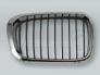 Chrome/Black Front Hood Grille RIGHT fits 1999-2001 BMW 3-Series E46 4-DOOR