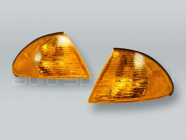 DEPO Amber Corner Lights Parking Lamps PAIR fits 1999-2001 BMW 3-Series E46 4-DOOR