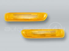 Amber Fender Side Marker Turn Signal Lights PAIR fits 1999-2001 BMW 3-Series E46