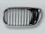 Chrome/Black Front Hood Grille LEFT fits 2002-2005 BMW 3-Series E46 4-DOOR