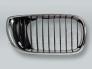 Chrome/Black Front Hood Grille RIGHT fits 2002-2005 BMW 3-Series E46 4-DOOR