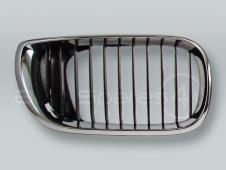 Chrome/Black Front Hood Grille RIGHT fits 2002-2005 BMW 3-Series E46 4-DOOR
