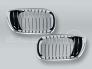 Chrome Front Hood Grille PAIR fits 2002-2005 BMW 3-Series E46 4-DOOR