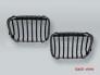 Matte Black Front Hood Grille PAIR fits 1999-2001 BMW 3-Series E46 4-DOOR