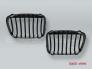 Gloss Black Front Hood Grille PAIR fits 1999-2001 BMW 3-Series E46 4-DOOR