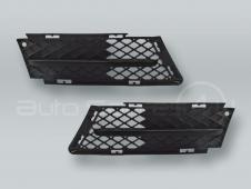 Black Front Bumper Lower Side Grille PAIR fits 2006-2008 BMW 3-Series E90 E91