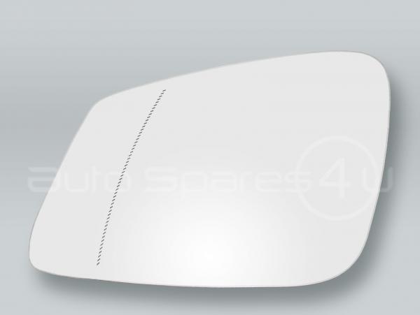 White Heat. Door Mirror Glass and Backing Plate LEFT fits 2012-2018 BMW 3-Series F30 F31 F34