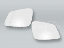 White Heat. Door Mirror Glass & Backing Plate PAIR fits 2012-2018 BMW 3-Series F30 F31 F34