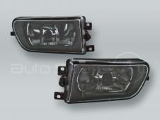 Clear Fog Lights Driving Lamps Assy with bulbs PAIR fits 1996-2000 BMW 5-Series E39