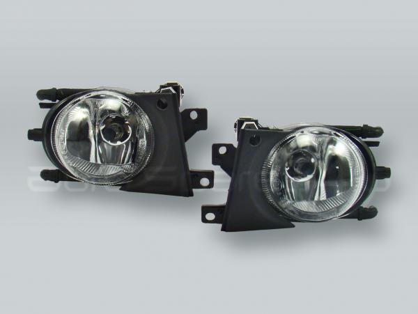TYC Fog Lights Driving Lamps Assy with bulbs PAIR fits 2001-2003 BMW 5-Series E39