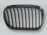 Chrome/Black Front Hood Grille LEFT fits 1996-2000 BMW 5-Series E39