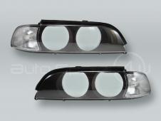 TYC Halogen Headlight Lens Headlamp Glass PAIR fits 1996-2000 BMW 5-Series E39