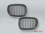 Black Front Hood Grille PAIR fits 1996-2000 BMW 5-Series E39