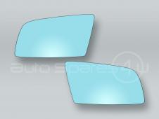 Heated Door Mirror Glass and Backing Plate PAIR fits 2004-2009 BMW 5-Series E60 E61