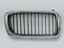 Chrome/Black Front Hood Grille RIGHT fits 1995-1998 BMW 7-Series E38