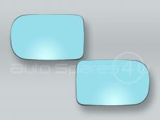 Non-heated Door Mirror Glass and Backing Plate PAIR fits 1995-2001 BMW 7-Series E38