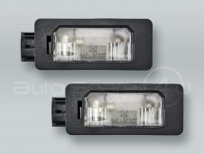 TYC 63267165646 Rear License Lamp w/bulb PAIR fits BMW E39 E60 E61 E90 E91 M5 X6