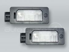 63267165646 Rear License Lamps with bulbs PAIR fits BMW E39 E60 E61 E90 E91 M5 X6