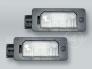 63267176934 Rear License Lamps with bulbs PAIR fits BMW E92 E93 E70