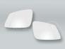 Heated 4-PIN Door Mirror Glass and Backing Plate PAIR fits 2009-2015 BMW X1 E84