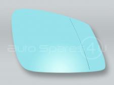 Blue 4-PIN Door Mirror Glass and Backing Plate RIGHT fits 2009-2015 BMW X1 E84