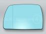 Blue Heated Door Mirror Glass and Backing Plate LEFT fits 2004-2009 BMW X3 E83