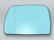 Blue Heated Door Mirror Glass and Backing Plate LEFT fits 2004-2009 BMW X3 E83