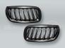 Gloss Black Front Grille PAIR fits 2004-2006 BMW X3 E83