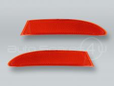 Red Rear Bumper Reflectors Covers PAIR fits 2011-2017 BMW X3 F25 Red Rear Bumper Reflectors Covers PAIR fits 2011-2017 BMW X3 F25