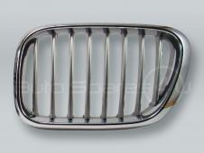 Chrome/Titan Front Hood Grille LEFT fits 2000-2003 BMW X5 E53