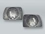 White Heated Door Mirror Glass and Backing Plate PAIR fits 2000-2006 BMW X5 E53